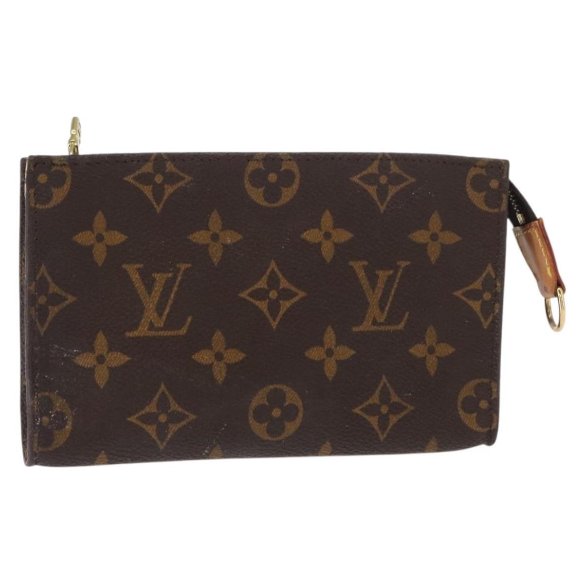 Louis Vuitton Monogram Bucket Pm Accessory Pouch Lv Auth Bs31229